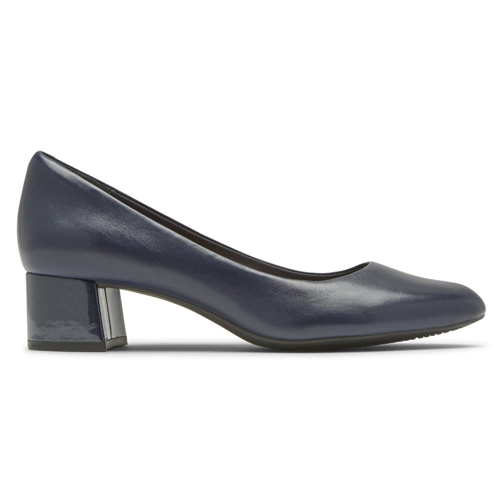 Rockport Womens Pumps Navy - Total Motion Sydney - UK 706-AGIMKJ